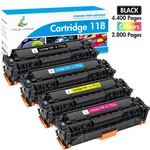 4 Pack Toner Cartridge For Canon 118 Imageclass MF8350CDN MF8380CDW MF8580CDW New. Price: $45.85.