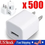 White 1A Usb Power Adapter Ac Home Wall Charger Plug For Iphone 5 6 7 8 Lot New. Price: $337.42.