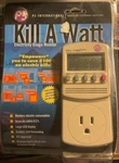 P3 International Kill-a-watt Electricity Usage Monitor Model P4400 New. Price: $24.95.