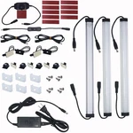 Litever Under Cabinet Led Light Kits Plug 3-BAR-KIT, Warm White 3000K New. Price: $42.99.