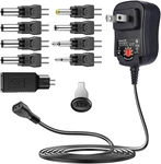 12W Universal Ac Adapter Reversible Polarity Multi Voltage Dc Power Supply, With New. Price: $22.80.