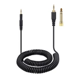Weishan ATH-M50X Cable Coiled Aux Cord Replacement For Audio 14 Feet, Black New. Price: $17.57.