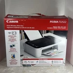 Canon Pixma TS3522 Wireless All-in-one Printer Scanner Copier Tested W/ Box Used. Price: $79.99.