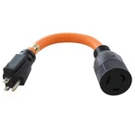 Ac Works Ft 12/3 Stw 15A Nema 5-15P To 20A L5-20R Locking Adapter Cord Open. Price: $23.80.