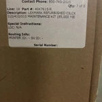 Lexmark Mnt Kit 110-127V 40X7615 New. Price: $304.00.