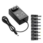 Kado Power Adapter 12V-2A 1.5A 1.25A 1A Ac/dc Cord 5.5X2.1MM With 8 Tip... New. Price: $17.56.