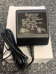 Baknor Ac/dc Power Supply Adapter 15VDC 60HZ Plug BK1580-DX15VE1P New. Price: $18.99.