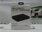 Omnicharge Omnimobile Pro 25600MAH Laptop Power Bank New In Box. Price: $80.99.