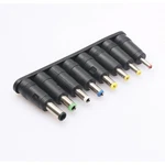 Kado Dc Adapter 8 Connector Set, Female 5.5X2.1MM N/a With Tips, Black New. Price: $14.24.