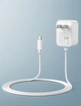 Shinebella 12V Ac/dc Power Adapter Plug, 12W/1A Usb Type End Mini, White New. Price: $23.47.