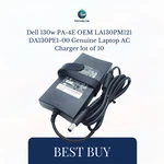 Dell 130W PA-4E Oem LA130PM121 DA130PE1-00 Genuine Laptop Ac Charger Lot Of 10 Used. Price: $110.00.