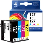 Pack 127XL Ink Epson Workforce 633 635 645 WF-3530 WF-3540 WF-7010 New. Price: $11.98.