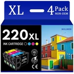 4PK 220XL Ink Cartridges For Epson XP-320 WF-2760 WF-2750 WF-2630 WF-2650 New. Price: $12.99.