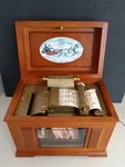 Mr. Christmas Music In Motion Wooden Box Model 26701 Powers Used. Price: $49.99.