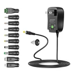 Basicvolt 41W Universal Adapter With Usb 10 Tips, Black New. Price: $24.34.