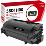 Pack 58D1H00 Black Toner Cartridge Compatible With Lexmark MS725DVN MS826DE New. Price: $145.72.