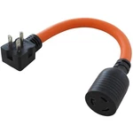 Durable 1FT Elbow Adapter Nema 5-20P To L5-20R By Ac Works New. Price: $19.99.