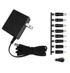 Trythink 5V Ac/dc Adapter Universal Portable Power Supply, 9 Connectors, Black New. Price: $15.00.