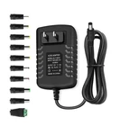 Arybroourd Dc 12 Volt 1.5 Amp Switching Power Supply, 34 Inches, Black New. Price: $16.78.