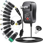 Soulbay Universal Ac/dc Adapter Switching Power Supply Multi 41W, Black New. Price: $25.63.