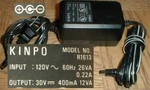 Kinpo R1613 Acadapter 30VDC 400MA .4A Hp 600 & Apollo Used. Price: $8.99.