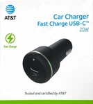 At&t Single Port 20W Power Delivery Bullet Car Charger (usb-c) Black New. Price: $17.49.
