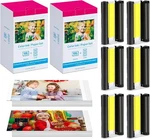 Canon Selphy CP1500 CP1300 CP1200 4X6 Sheet Color Ink Paper Set KP-108IN Lot New. Price: $529.99.