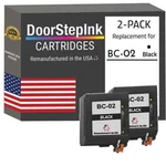 Doorstepink Compatible Cartridges For Canon BC-02 Black Twin Pack-usa New. Price: $37.99.