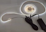 18FT/5.5M Pautix Strip Lights Cob Led 6000K 12VDC Daylight White W/power Supply New. Price: $44.88.