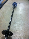 Hp Designjet 500/800/1055 C6072-60125 36" Printer Media Spindle Roller-feeder Used. Price: $39.95.