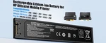 New 1050MAH CZ993-60017 Battery For Hp Officejet 200 250 Mobile Printer. Price: $79.99.